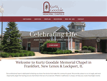 Tablet Screenshot of kurtzmemorialchapel.com